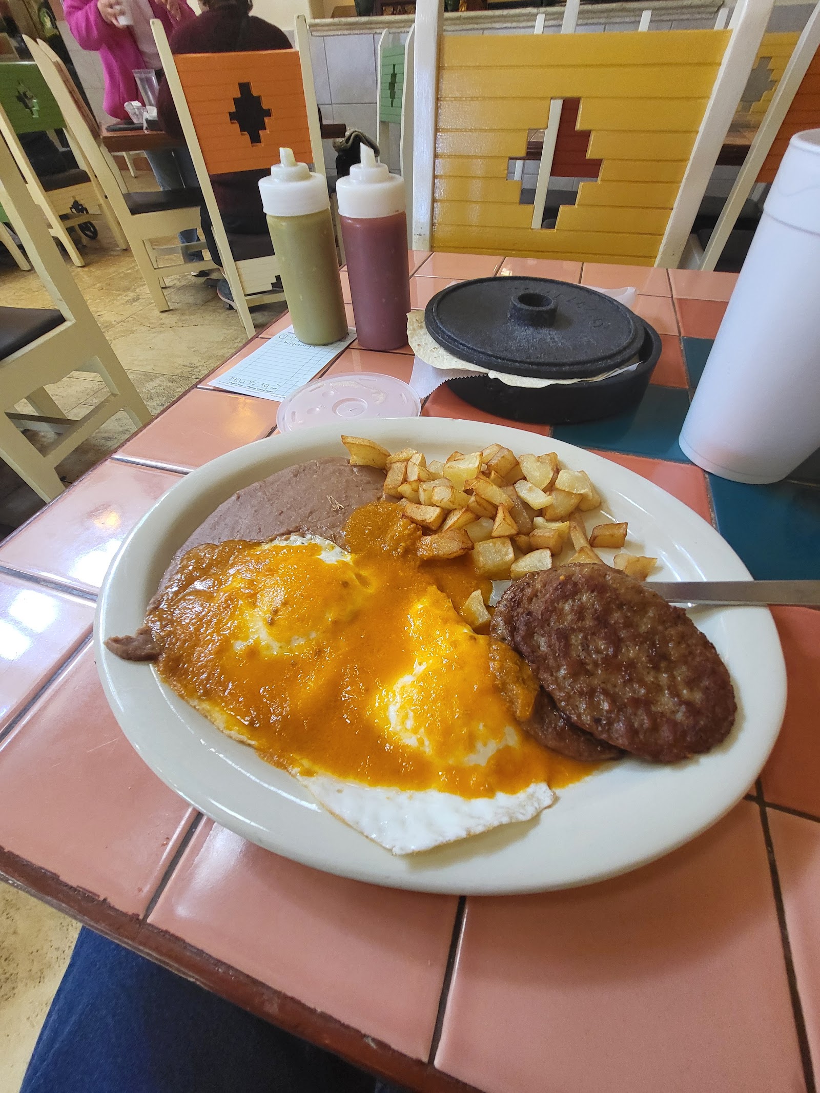 Mexican dish served at Apetitos